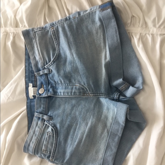 Blue wash jean shorts - Picture 1 of 1